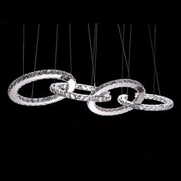 Luminárias pendentes Cristal Luz Moderna Contemporânea Metal