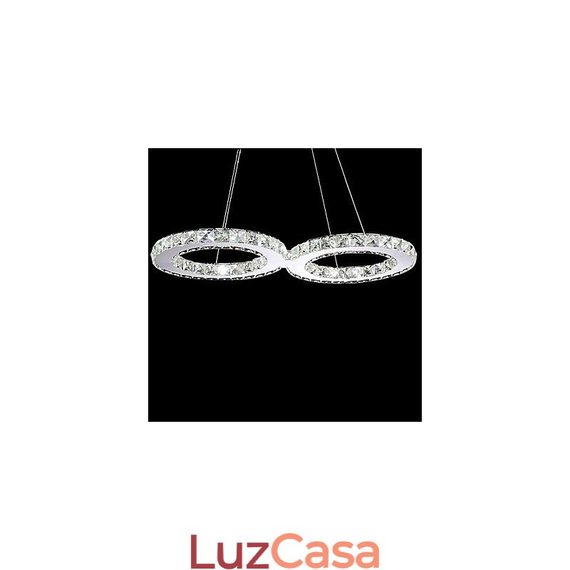 Luminárias pendentes 2 luzes modernas simples artísticas