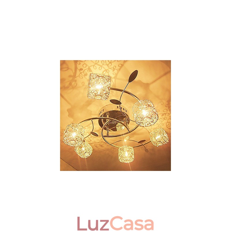 Moderno Contemporâneo Cristal Galvanizado Montagem Embutida