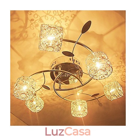 Moderno Contemporâneo Cristal Galvanizado Montagem Embutida Moderno Contemporâneo Cristal Galvanizado Montagem Embutida
