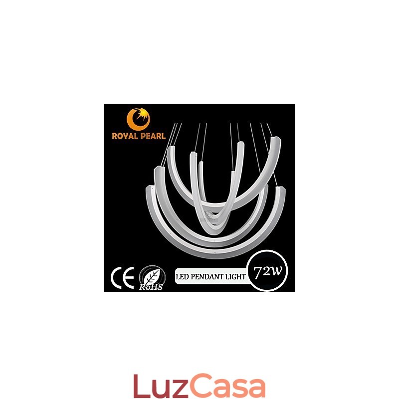 Luminária pendente industrial decorativa moderna linear suspensa