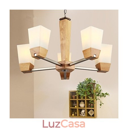 Luzes Pendentes Country Madeira Bambu Luzes Pendentes Country Madeira Bambu