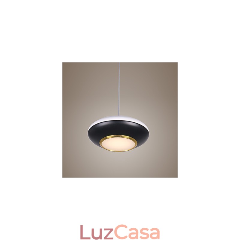 9W moderno disco voador design alta qualidade pingente luz café