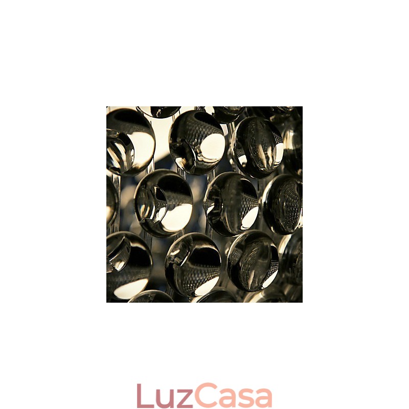 Luminária pendente de contas com 1 luz