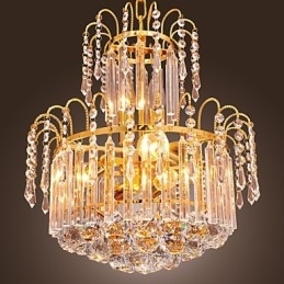 Lustre de Cristal de Luxo com 7 Luzes