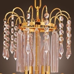 Lustre de Cristal de Luxo com 7 Luzes