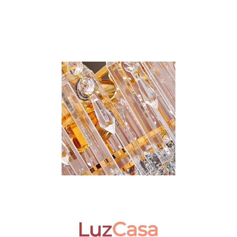 Lustre de Cristal de Luxo com 7 Luzes