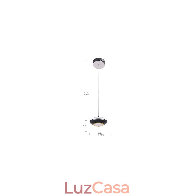 Design moderno de disco voador de alta qualidade, luminária pendente para café