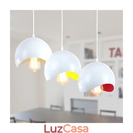 Luminária pendente moderna e contemporânea estilo mini pintura Luminária pendente moderna e contemporânea estilo mini pintura