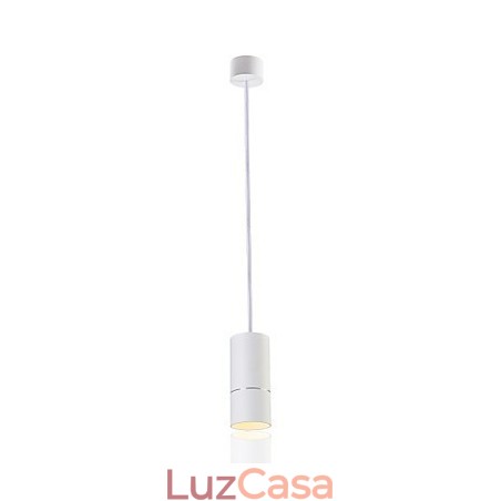 GE 05032 8W 136mm 1 Luz Mini Pendente Branco Pó com Alumínio GE 05032 8W 136mm 1 Luz Mini Pendente Branco Pó com Alumínio