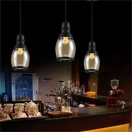Retro Lighting Loft Luzes Pendentes De Vidro