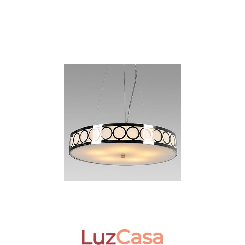 Luminária de teto de cristal com 5 luzes