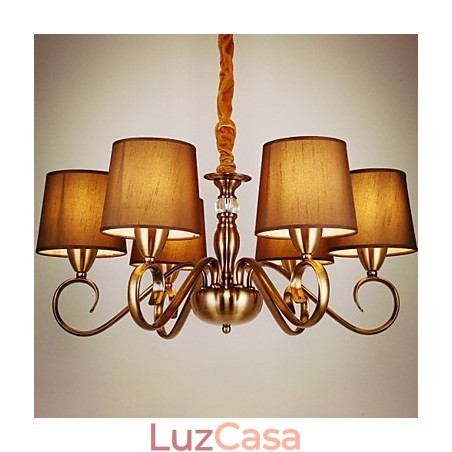 Lustre de metal galvanizado estilo vintage rústico Lodge Mini Lustre de metal galvanizado estilo vintage rústico Lodge Mini