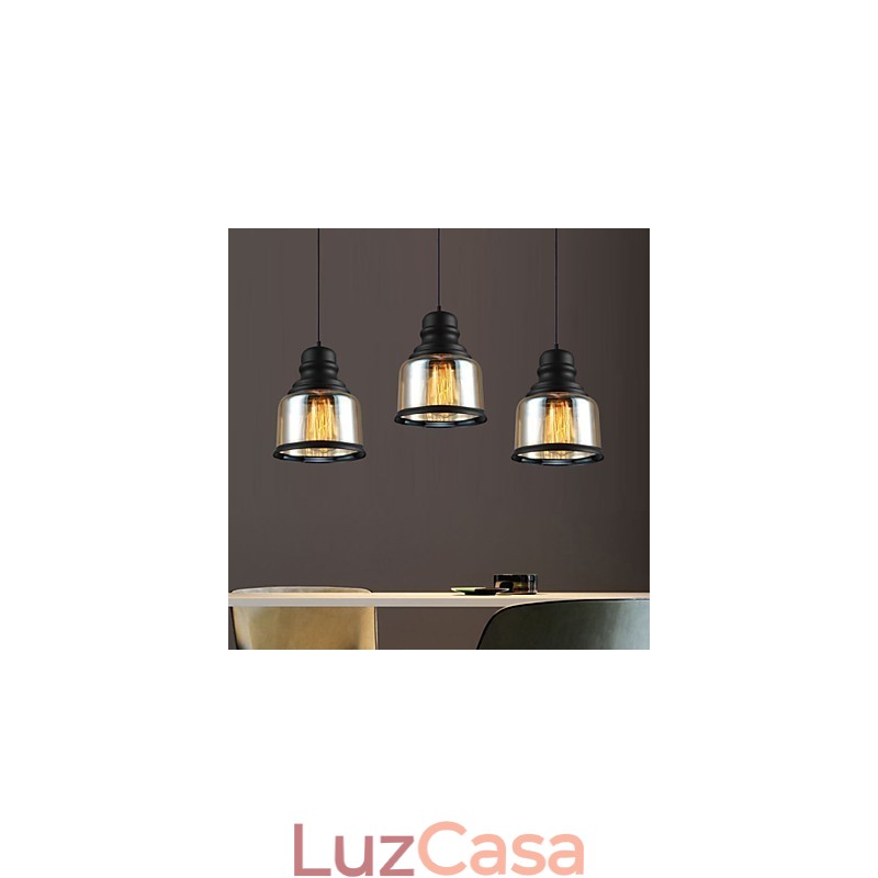 Retro Lighting Loft Luzes Pendentes De Vidro