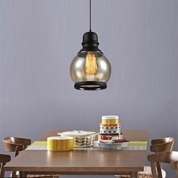 Retro Lighting Loft Luzes Pendentes De Vidro