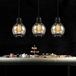 Retro Lighting Loft Luzes Pendentes De Vidro