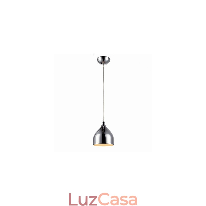 Luminária pendente de ferro galvanizado moderna