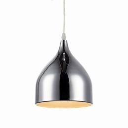 Luminária pendente de ferro galvanizado moderna