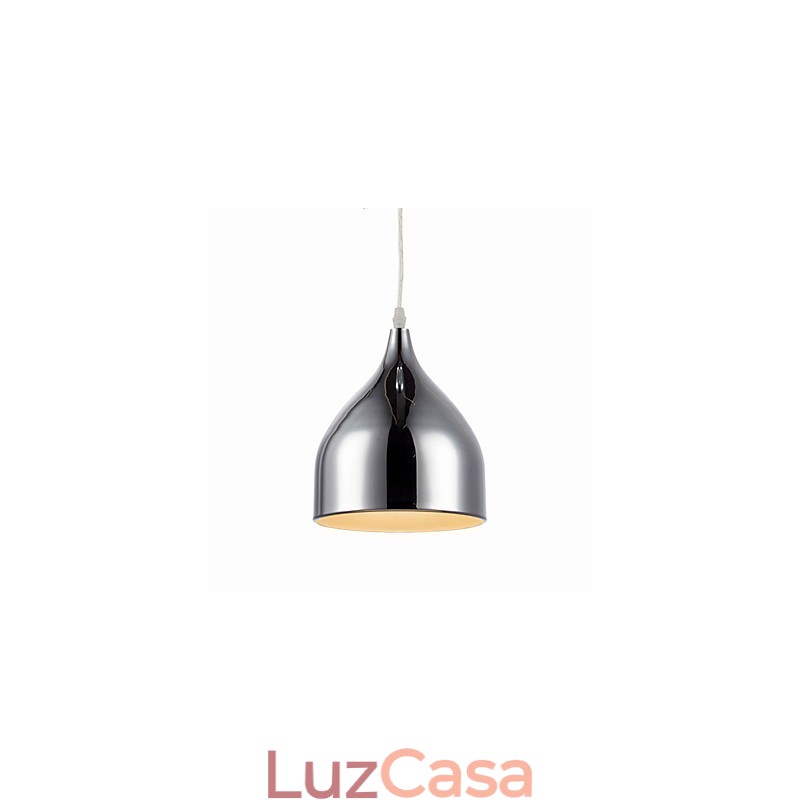 Luminária pendente de ferro galvanizado moderna