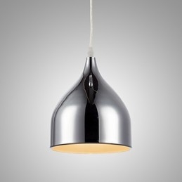 Luminária pendente de ferro galvanizado moderna