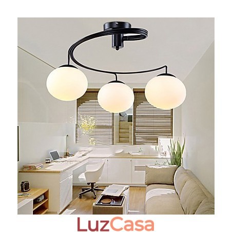 Luminárias pendentes modernas contemporâneas de metal Luminárias pendentes modernas contemporâneas de metal
