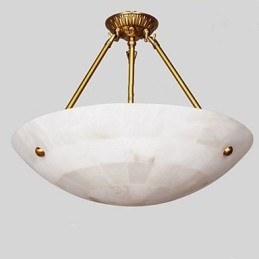 Luzes de sacada em todo o teto de cobre e meio