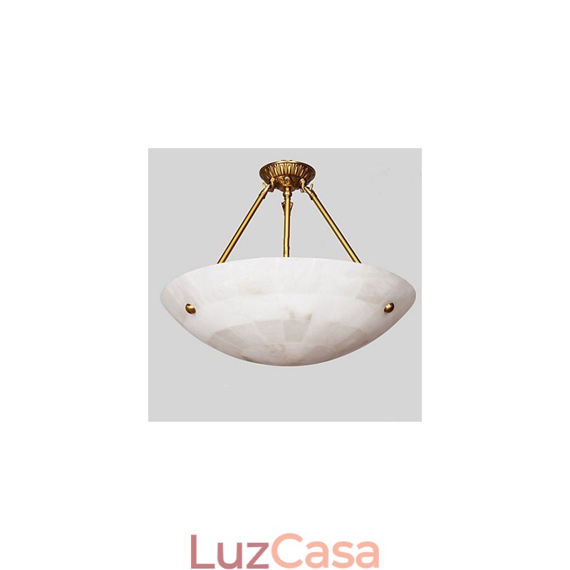 Luzes de sacada em todo o teto de cobre e meio