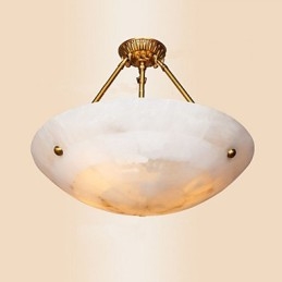 Luzes de sacada em todo o teto de cobre e meio