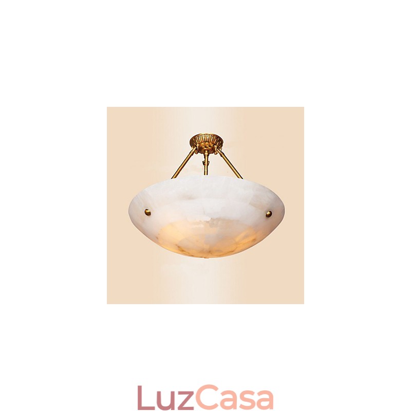 Luzes de sacada em todo o teto de cobre e meio