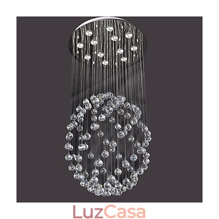 Moderno Contemporâneo Cristal Cromado Metal Montagem Embutida Moderno Contemporâneo Cristal Cromado Metal Montagem Embutida