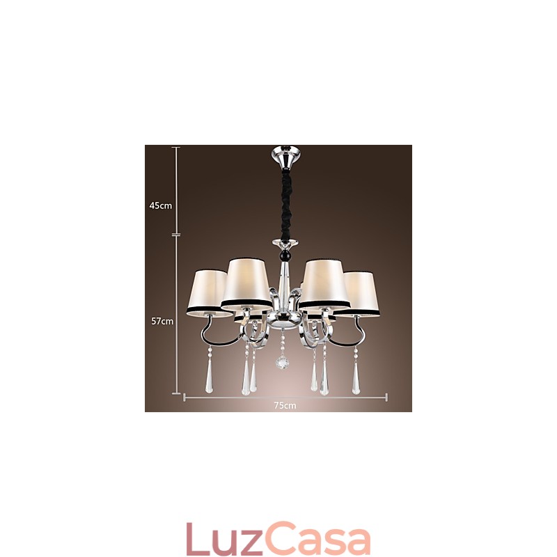 Lustre moderno contemporâneo tradicional clássico rústico chalé vintage ilha metal cromado jantar