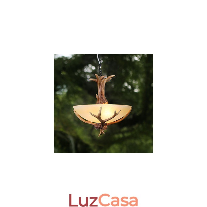 Luminárias pendentes Vintage Resina