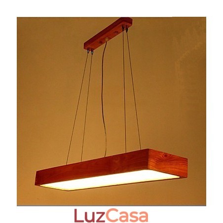 Pingente de madeira maciça simples e de alta qualidade