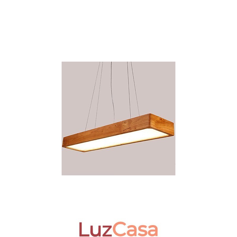 Pingente de madeira maciça simples e de alta qualidade