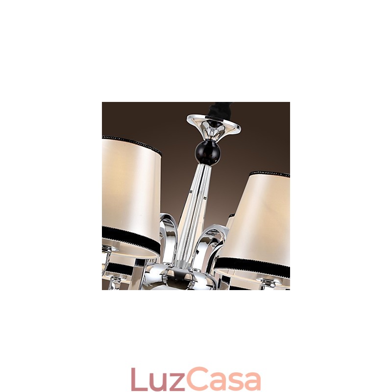 Lustre moderno contemporâneo tradicional clássico rústico chalé vintage ilha metal cromado jantar