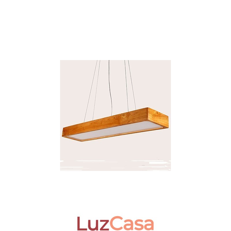 Pingente de madeira maciça simples e de alta qualidade