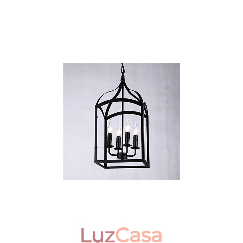 Moderno Contemporâneo Tradicional Clássico Rústico Lodge Retro Lanterna Country Globe Mini Estilo Metal Pendente Luz