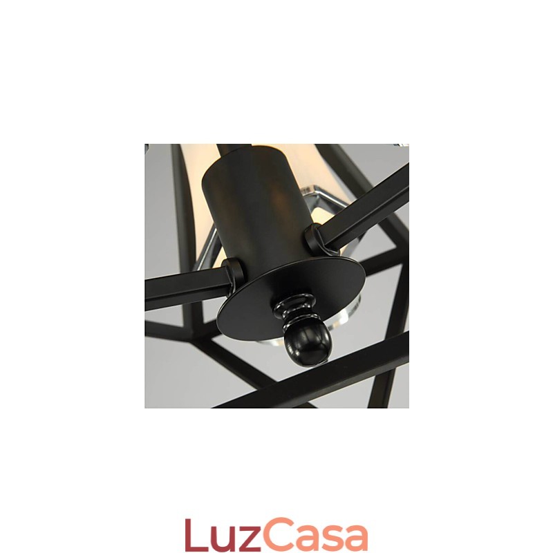 Luminárias pendentes 3 luzes Country Outdoors Metal