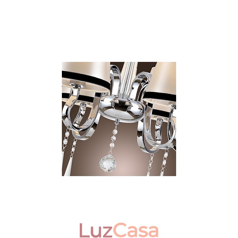Lustre moderno contemporâneo tradicional clássico rústico chalé vintage ilha metal cromado jantar