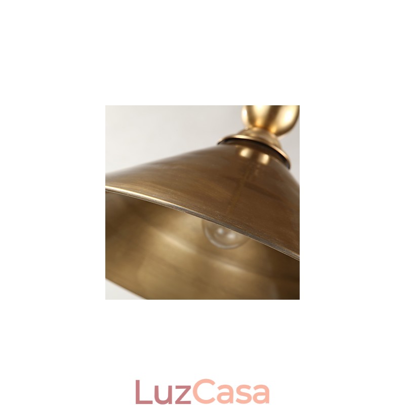 Luminária pendente de latão puro estilo mini metal clássico tradicional