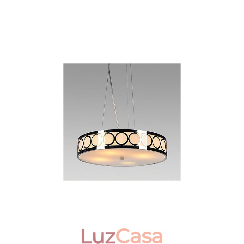 Luminária de teto de cristal com 4 luzes