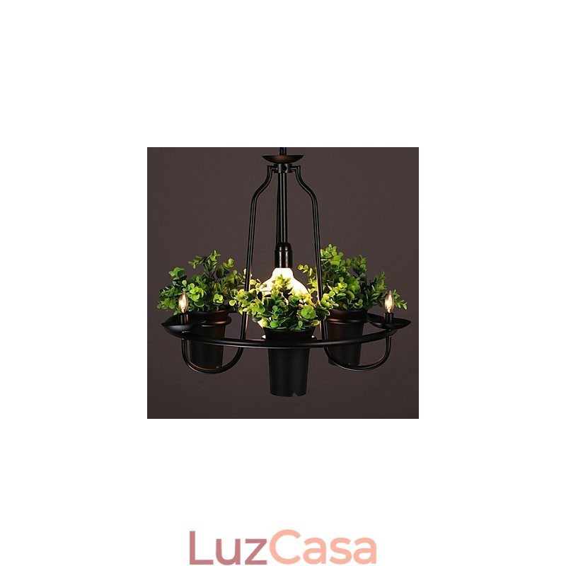 Luminária pendente de design decorativo contemporâneo moderno (não inclui plantas)