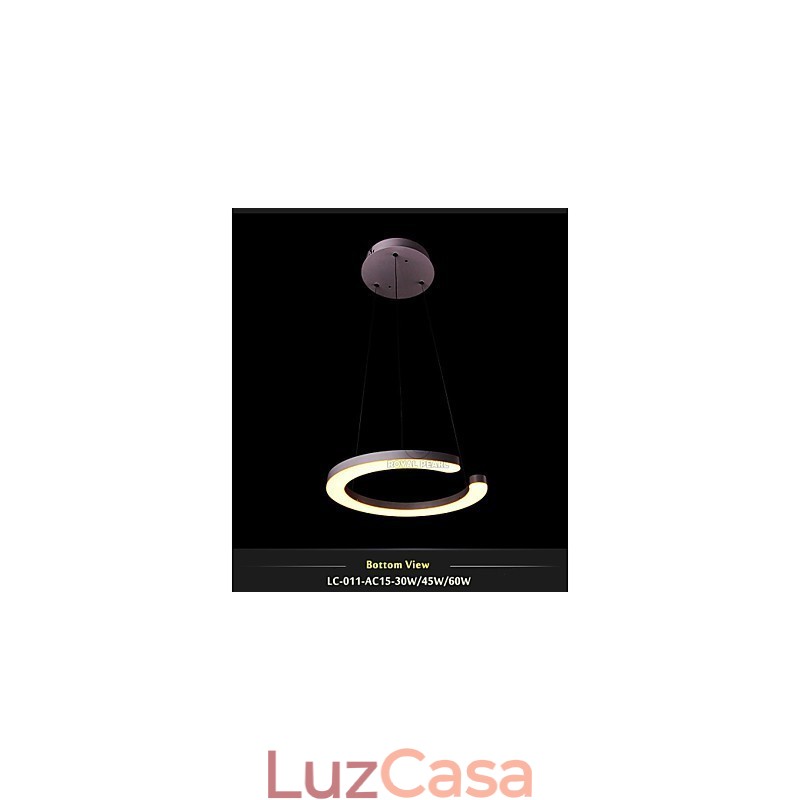 Luminária pendente moderna Iluminação noturna