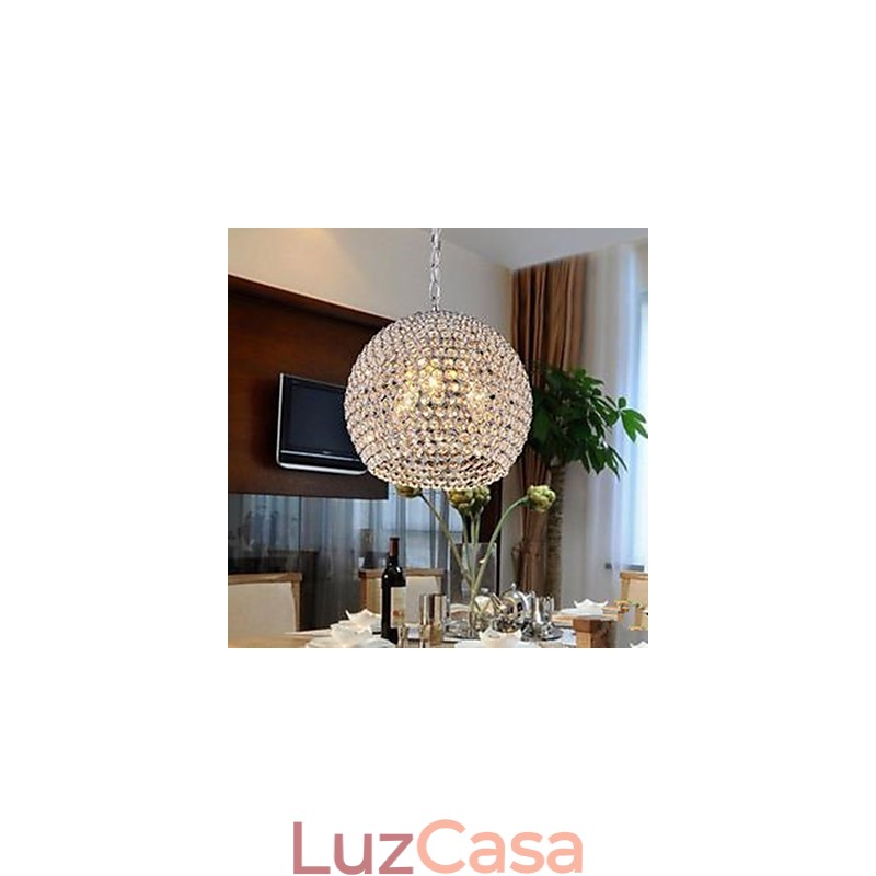 Contratado e contemporâneo Creative Arts K9 Crystal Meals Chandelier