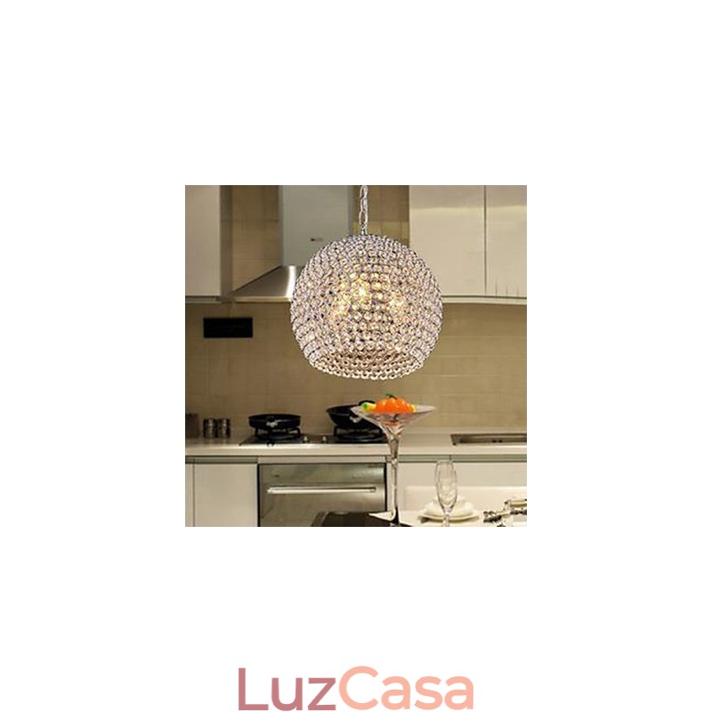 Contratado e contemporâneo Creative Arts K9 Crystal Meals Chandelier