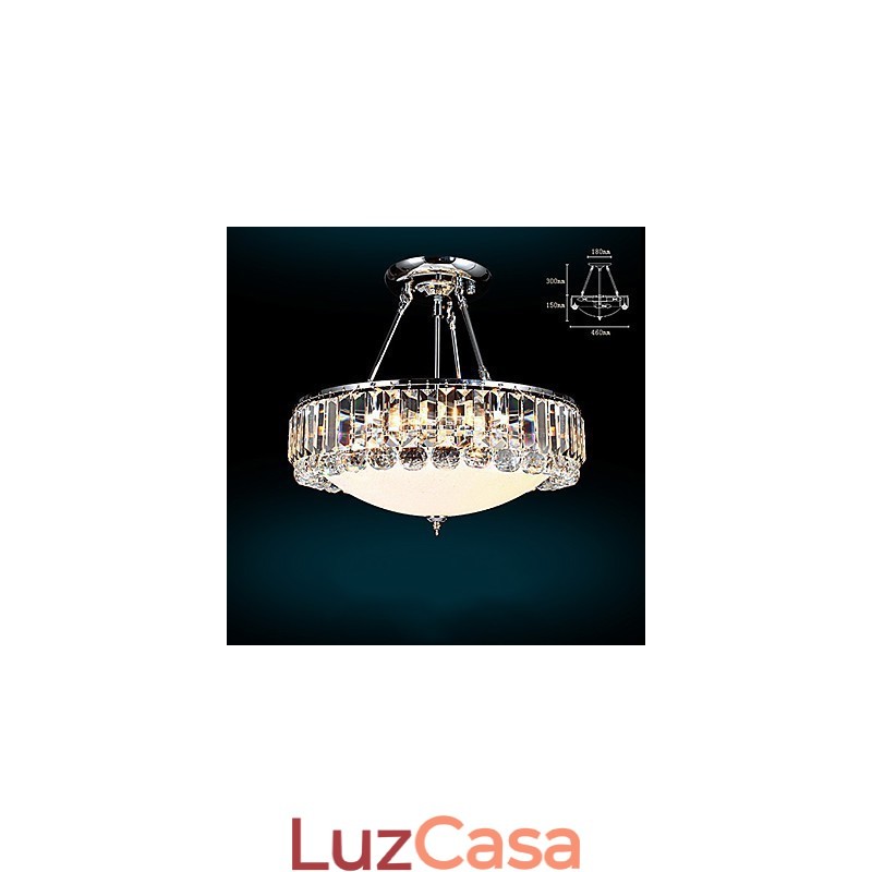 Luminárias pendentes Cristal Moderno Contemporâneo Vidro