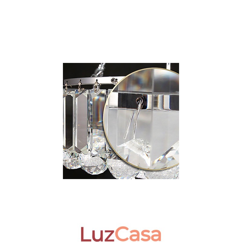 Luminárias pendentes Cristal Moderno Contemporâneo Vidro