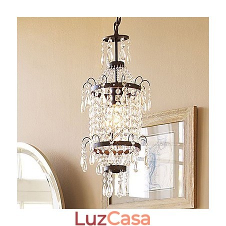 Luminária pendente de cristal Luminária pendente de cristal