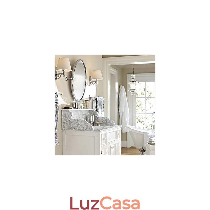 Luminária pendente de cristal