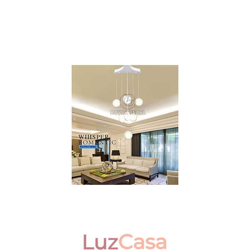 Luminária pendente de 63 W Iluminação decorativa moderna para casa